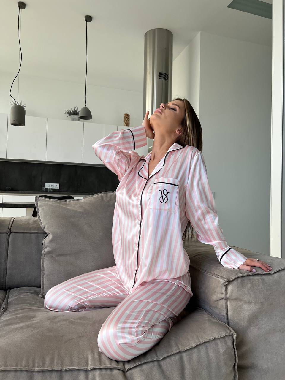 Açık Pembe Pijama Takım