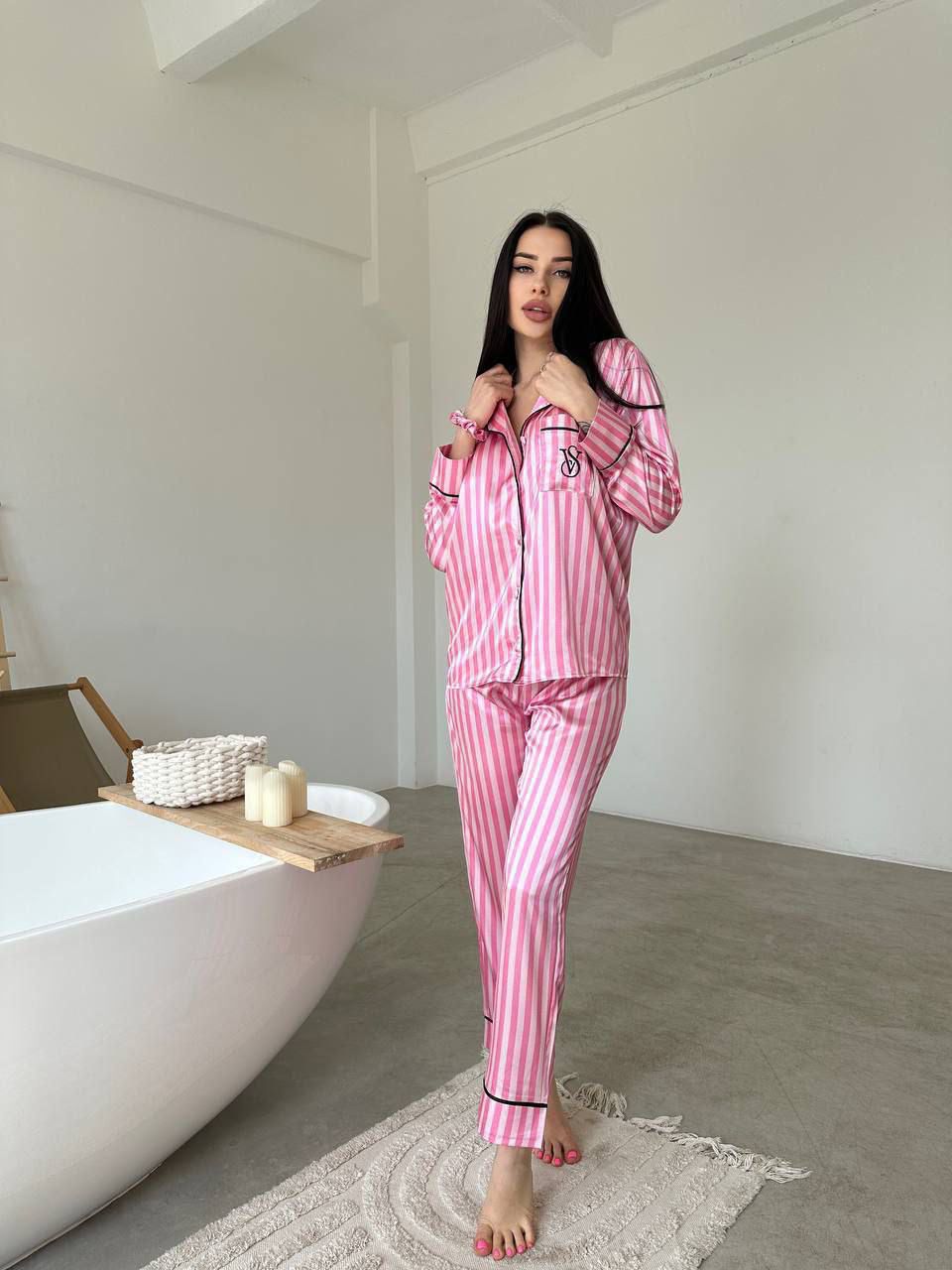 Koyu Pembe Pijama Takım